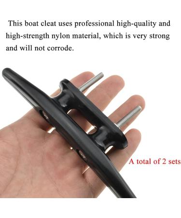 Nylon Boat Cleats 6 inches - 2 Pack | Marine Dock Cleats for Yachts, Kayaks, and Boats - Buy Online on GoSupps.com
