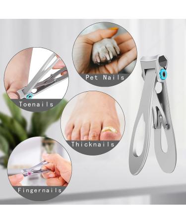 Nail Clippers Set - Professional Toenail and Fingernail Clippers for Thick Nails - Men and Women Friendly - Buy Online on GoSupps.com