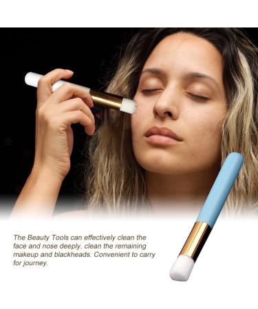 dijiusidy Lash Shampoo for Lash Extensions Deep Cleaning Nose Brushes Eyebrow Cleanser Blackhead Remover Applicator Make-up blue flat head - Buy Online on GoSupps.com