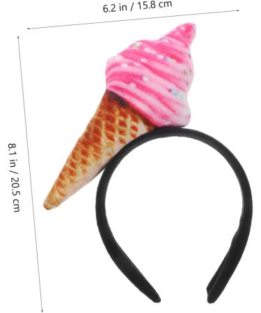 Ice Cream Headband Ice-cream Headbands Women's Sunglasses Hairband Spa Headband Hair Headband Face Wash Headbands Head Bands for Hair Headbands for Women Short Hair MAGICLULU - Buy Online on GoSupps.com