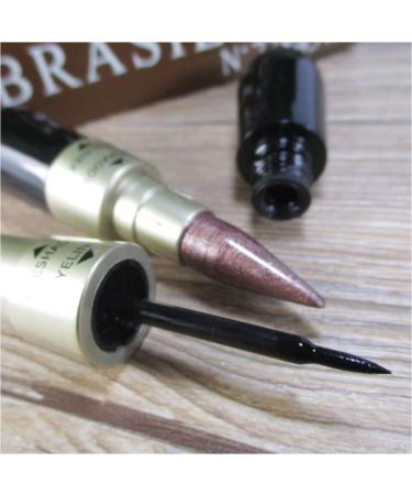 6PCS/SET 2 In 1 Double Head Eyeliner Eyeshadow Combination Waterproof Black Eye Liner Pen Quick Dry Colorful Eyeshadow High Pigmented Eye Powder Cosmetic Set liquid eyeliner - Buy Online on GoSupps.com