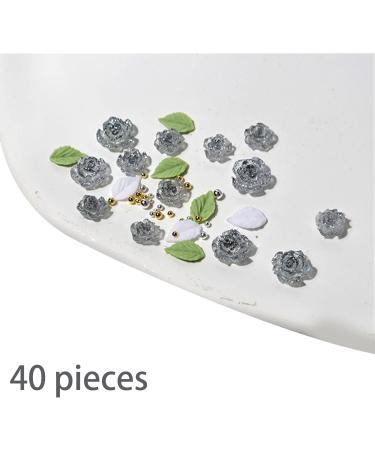3D Flower Nail Steel Beads Leaf Nails Art Nails Art Decorations Nails Art Supplies for Acrylic Nails 3D Flower Nail Leaf Nails Art Steel Beads Nails Art Decorations - Buy Online on GoSupps.com