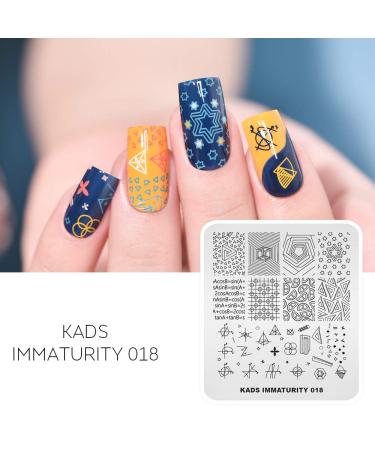 Alexnailart Nail Stamp Plates - Durable Metal Stencils for Stunning Nail Designs | International Shipping Available - Buy Online on GoSupps.com