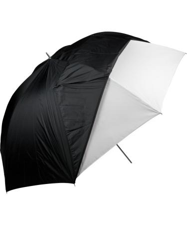 Westcott 2021 60-Inch Optical White Satin with Removable Black Cover Umbrella