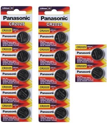 Panasonic 12 X Cr2025 3V Lithium Coin Cell Batteries - Buy Online on GoSupps.com