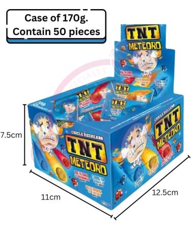 Chewing Gum Buzzy Croc - 172g case (40x4 3g.) - Imported from Brazil - Lecsa Specialty Snacks (170g Sour) Sour 1 count (Pack of 1) - Buy Online on GoSupps.com