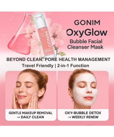 GONIM Face Wash Bubble Facial Cleanser with 3s Self-Foaming Daily Face Wash for Makeup Remover Collagen + Ceramides + Niacinamide Weekly Face Mask for Oily Skin Deep Cleansing Skin Care 50g/1.76oz - Buy Online on GoSupps.com