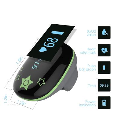 Kids Pulse Oximeter | Pediatric Wearable Health Monitor | KidsO2 Ring | Portable Bluetooth Sleep Tracker | Perfect Gift for Boys & Girls - Buy Online on GoSupps.com