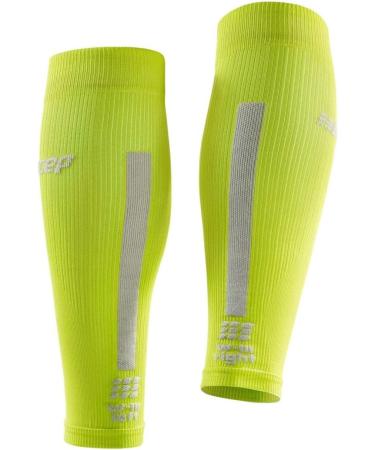 CEP Ultralight Compression Calf Sleeves for Men - V Lime/Light Grey | Improve Performance & Recovery - Buy Online on GoSupps.com