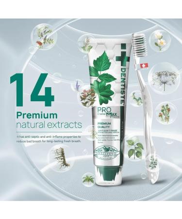 Pro Max Toothpaste (Nano HAp + Fluoride for Enamel Repair & Fresh Breath) 100g - Buy Online on GoSupps.com