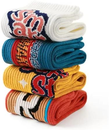 Cotton Unisex New Year 2023 Embroidered Sports Socks | Comfortable & Breathable | Size 36-43 | 5 Colors - Buy Online on GoSupps.com