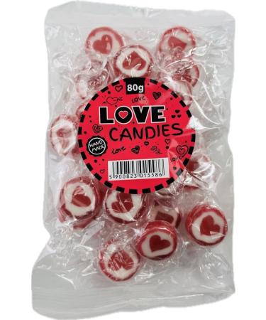  OYOY OYOY Set of 3 Handmade Heart-Shaped Candies - 80g - Individually Wrapped with "Ich liebe Dich" Stickers - Valentine's Day Sweets - Gifts for Women - Gifts for - Buy Online on GoSupps.com