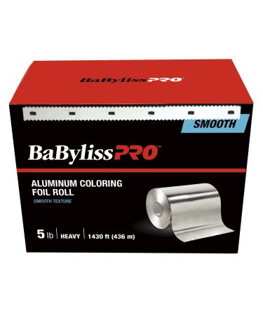 BaBylissPRO Aluminum Coloring Foil Roll for Highlights Foil Paper for Hair Colouring Hair Dye in Salon Hair Color Barbershop or at Home DIY Heavy Weight 1430 ft 1 Count Heavy Weight 1430 ft roll