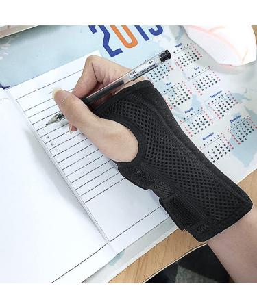 Buy Nucamper Breathable Wristwear Bandage - Adjustable Metal-Style Splint for Arthritis & Tendinitis - Left-Handed Gray for Men & Women - Buy Online on GoSupps.com
