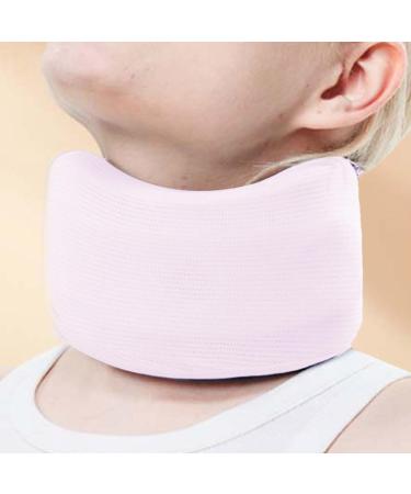 Cervical Neck Brace | Adjustable Soft Brace Wraps for Neck Soft Neck Support Brace for Sleeping Aligns & Stabilizes Vertebrae Ensures Stability for Women & Men Pink L - Buy Online on GoSupps.com