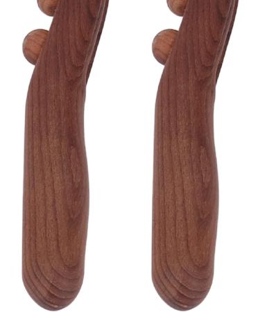 Atyhao 8 Massage Points Scraping Stick | Sturdy Wooden Gua Sha Set | Multifunctional Large Contact Scraping Sticks - Ideal for Muscle Relief & Wellness - Buy Online on GoSupps.com