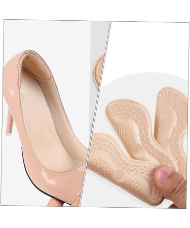 NOLITOY Heel Grips 4 Pairs Self-Adhesive Cushion Insoles for High Heels Comfort & Slip Prevention Perfect Fit for Trainers & Heeled Shoes - Sizes 6.5x3.3CM - Buy Online on GoSupps.com