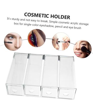 FOMIYES 2 Pcs Eye Shadow Storage Box Acrylic Drawers Vanity Drawer Organizer Eyeshadow Organizer Earth Tones - Buy Online on GoSupps.com