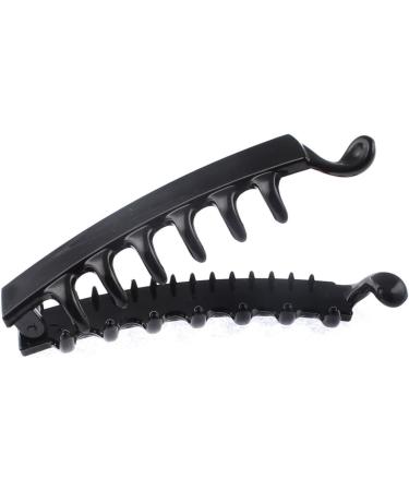 uxcell Plastic Women Ladies Hair Banana Clip Clamp Barrette Hairstyle Maker 2pcs Black - Buy Online on GoSupps.com