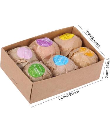 Haofy 6-Piece Handmade Bath Bombs Gift Set | Perfect Moisturizing Bath Balls for Women Girls & Children | Ideal Birthday Valentine's Day & Christmas Gifts - Buy Online on GoSupps.com