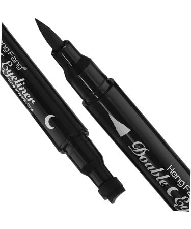 PLAFOPE 4pcs Eyeliner Makeup Pencils for Eyes Ink Liner Makeup Long-lasting Eye Pencil Eye Stamp Black Abs - Buy Online on GoSupps.com
