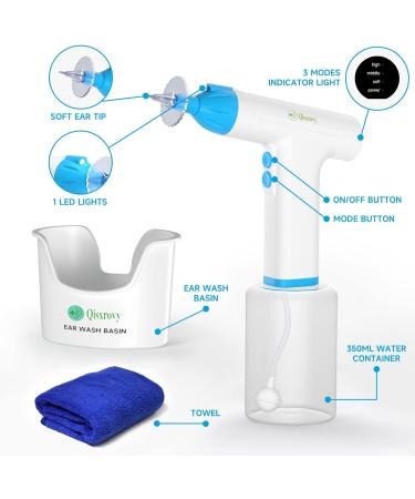 Electric Ear Wax Removal Kit - Safe & Easy Ear Cleaning for Adults & Kids - Buy Online on GoSupps.com