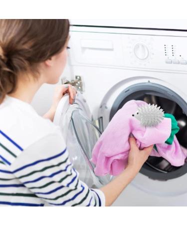 RENHUAVOY 4pcs Dryer Balls Reusable Tumble Dryer Hedgehog Dryer Balls Fabric Softener Ball Clothes Will Come Out Soft Fluffy Fewer Wrinkles and Less Static Cling - Buy Online on GoSupps.com