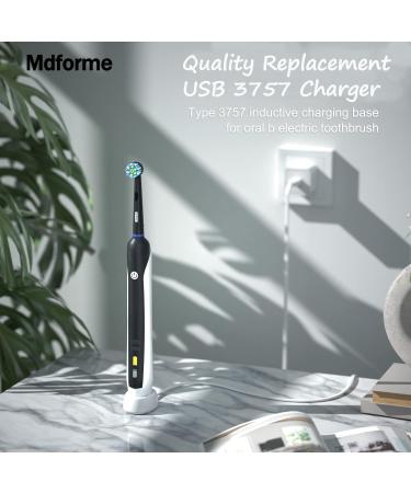 USB Electric Toothbrush Charger for Braun Oral-B 3757 | Waterproof Inductive Charging Base - Portable & Ideal for Travel - Buy Online on GoSupps.com