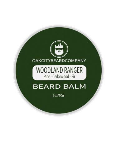 OakCityBeardCo. Woodland Ranger Beard Balm 2oz Pine & Cedarwood Conditioner | Natural Beard Care - Buy Online on GoSupps.com