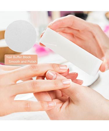 Wovte 11-Piece Nail File Set with Buffer Blocks, Cuticle Nipper, and Pusher - Manicure Tools for Dead Skin Trimming - Buy Online on GoSupps.com