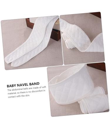 Healevad 12 Pcs Umbilical Cord Postpartum Belly Wraps | Maternity & Baby Gifts | Adjustable Navel Band | Infant Bellyband | Set of 2 Whitex 45X8X0.5CM - Buy Online on GoSupps.com