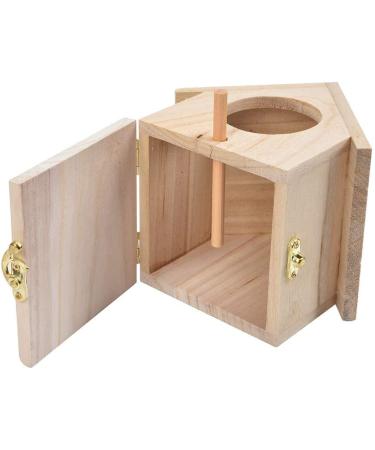 Tfwadmx Wooden Hanging Birdhouse for Garden Decor - Ideal Nest Box for Wren, Swallow, Sparrow, Hummingbird, Finch, Throstle - Buy Online on GoSupps.com
