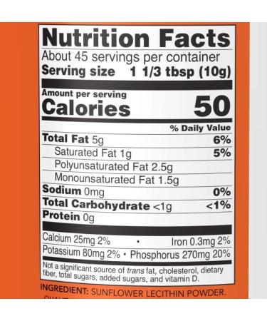 Now Foods Sunflower Lecithin Pure Vegan Powder 454g - Buy Online on GoSupps.com