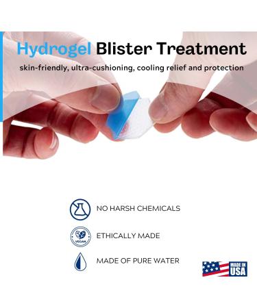 Hexagels Plus Aloe Vera - Hydrogel Pads for Blister Prevention | Instant Cooling & Soothing Relief | 50ct Original Formula - Buy Online on GoSupps.com