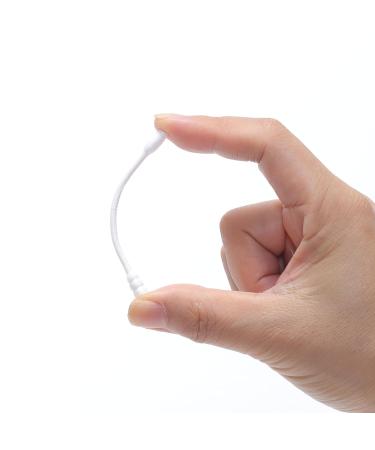 Buy Organic White Cotton Swabs - 400 Count Spiral Pointed Tips Lint-Free & Cruelty-Free Double-Sided Precision Cotton Buds for Gentle Use - Buy Online on GoSupps.com