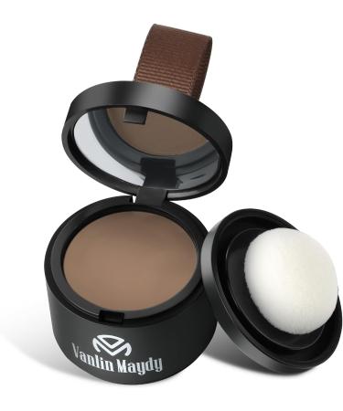 Instantly Hairline Powder Hair Root Touch Up Powder Conceal Receding Hairline Windproof&Sweatproof Hair Root Concealer Professional Hairline Shadow Powder with Mirror and Puff(Medium Brown) - Buy Online on GoSupps.com