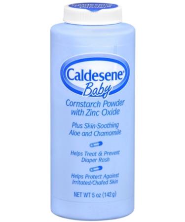 Caldesene Baby Cornstarch Powder With Zinc Oxide 5 oz (Pack of 12)