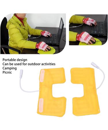 USB Electro Glove Heater - Portable 2-Pack Multi-Purpose Heated Pads for Camping & Warmth - Buy Online on GoSupps.com