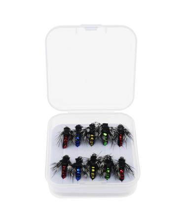 Be in your at least 10-part fly fishing bait artificial bait insect bait for perch trout salmon dry flying wet flies air pain 10 x 15 mm