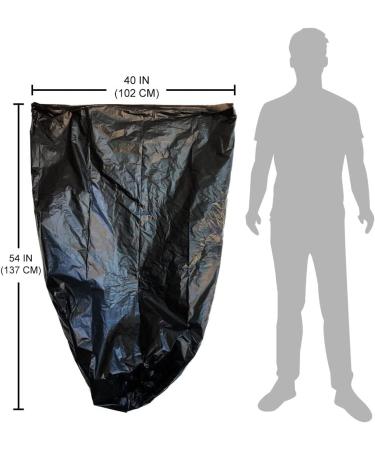 Reli. Easy Grab Trash Bags 55-60 Gallon (150 Count) - Made in USA | Heavy Duty Contractor Bags for 50-60 Gallon Bins - Black (Pack of 1) - Buy Online on GoSupps.com