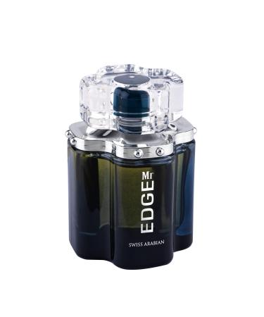 Swiss Arabian Mr EDGE - Luxury Products From Dubai - Long Lasting Addictive Personal EDP Spray Fragrance - Seductive Signature Aroma - 3.4 Oz Orange 3.4 Ounce (Pack of 1)