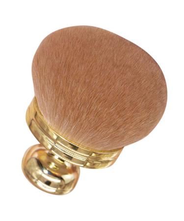Beaupretty Travel Foundation Brush Face Blush Brush Foundation Makeup Brush For Blending Liquid Cream Powder Cosmetics Golden