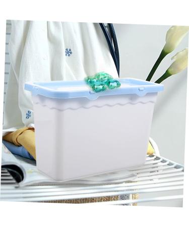 Zerodeko 18 pcs with Laundry Canister Booster Dry Dryer Lids Softener Deodorizer Clothes Case Detergent White Washing Powder Pins Sea Room Plastic Lid Scent Ing Container Salt - Buy Online on GoSupps.com