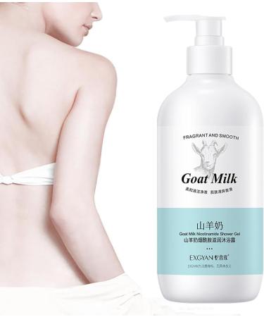  Sloane Exfoliating goat's milk shower gel - With niacinamit exfoliating and brightening goat's milk for different skin types - Buy Online on GoSupps.com