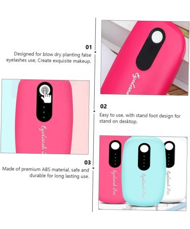 Healeved 1pc Eyelash Hair Dryer Rechargeable Eyelash Fan Eyelash Beauty Aid Tool USB Fan for Eyelash Planting False Eyelashes Dryer Eyelash Auxiliary Tool USB Charging Fan False Eyelash Fan - Buy Online on GoSupps.com