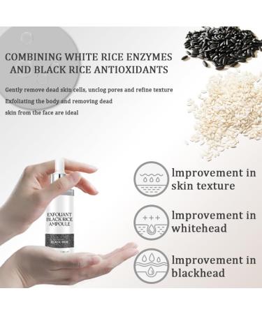 2PCS Rice Exfoliating Ampoule Set 2025 Upgrade Black & White Rice Peeling Duo for Glowing Skin | Gentle Exfoliant + Pore Minimizing Serum + Deep Hydration & Hyaluronic Acid - Buy Online on GoSupps.com
