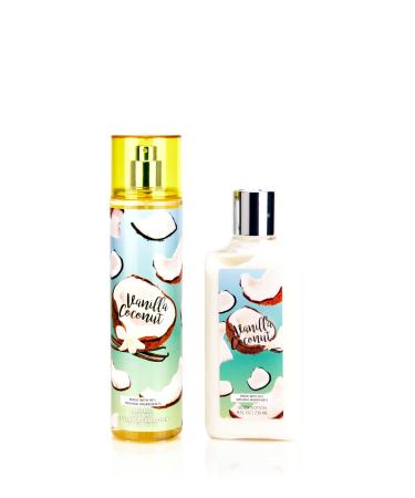 Vanilla Coconut Set | Body Mist and Body Lotion