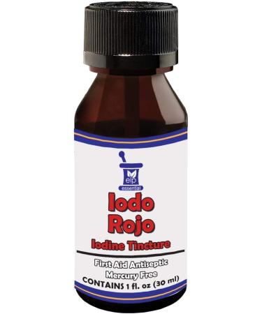 Iodine Tincture Red 1 Oz 3 Pack - First Aid Antiseptic Iodo Rojo - Buy Online on GoSupps.com