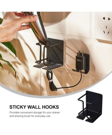 Cabilock Wall-Mounted Shaver Holder - Self-Adhesive Metal Hook for Electric Shavers & Cleaning Supplies - Buy Online on GoSupps.com