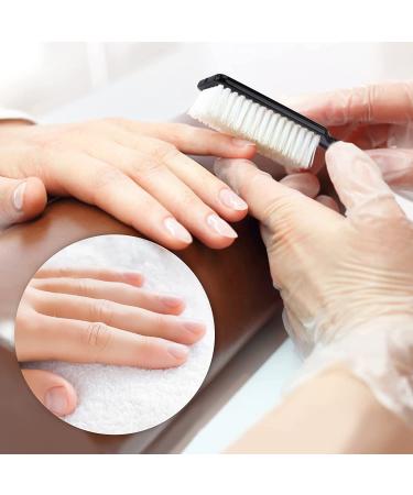 HOFASON Handle Grip Nail Brush Set for Men and Women - 6 Pack Hand and Fingernail Cleaner Brushes for Manicure and Scrub Cleaning - Black - Buy Online on GoSupps.com